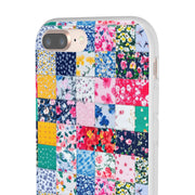 Collage Florals Stamps Flexi iPhone Cases