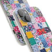 Collage Florals Stamps Flexi iPhone Cases