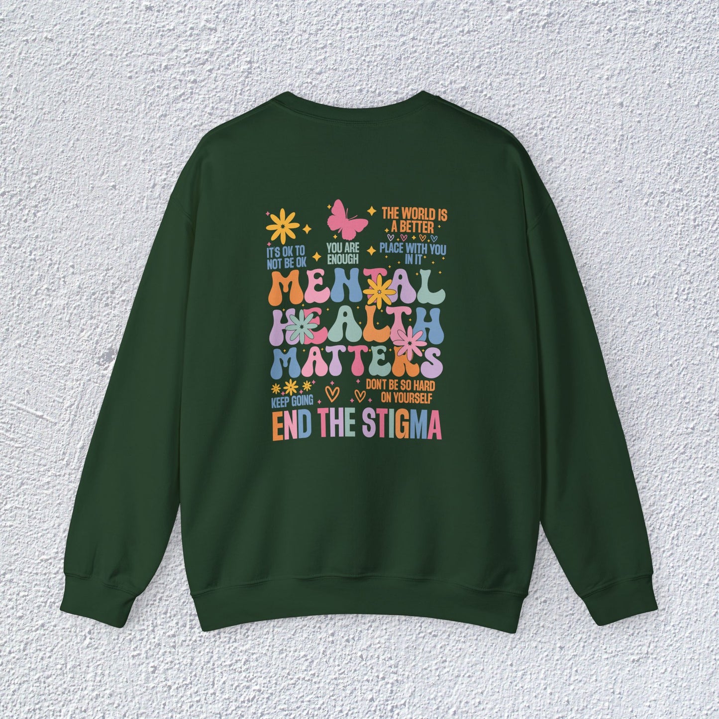 Mental Health Matters Unisex Sweatshirt, Unisex Crewneck, Cozy Gift for Awareness Events, Comfortable Relaxation Wear, Thoughtful Supportive [...]