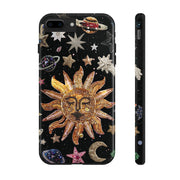 Sun Moon Star Faux Celestial Tough iPhone Case