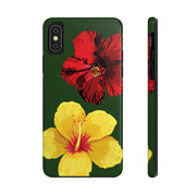 Hibiscus Flowers Tough iPhone Case