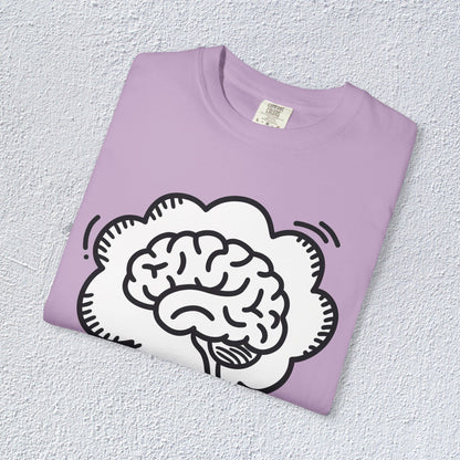 I Think I Think Too Much Unisex T-Shirt, Mental Health Graphic Tee, Gift for Introverts