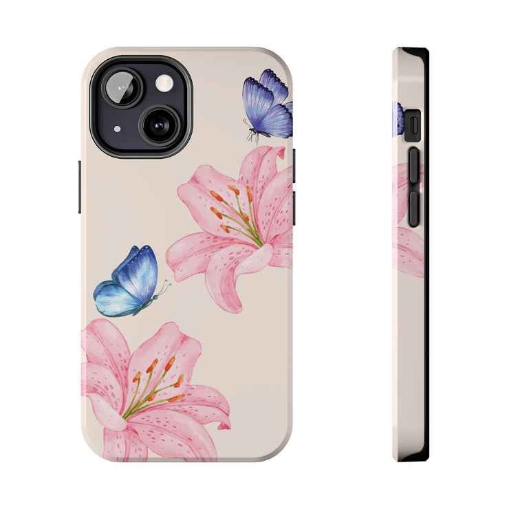 Blushing Tiger Lily Tough iPhone Case