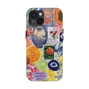 Fruity European Collage Tough iPhone Case