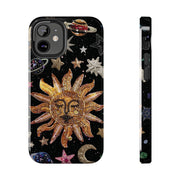 Sun Moon Star Faux Celestial Tough iPhone Case