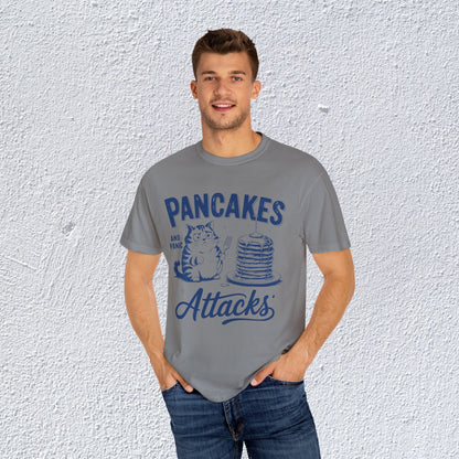 Pancakes and Panic Attacks T-Shirt, Mental Health Graphic Tee, Gift for Introverts