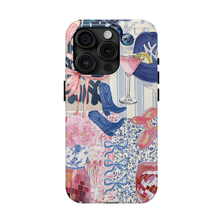 Coquette Collage Tough iPhone Case