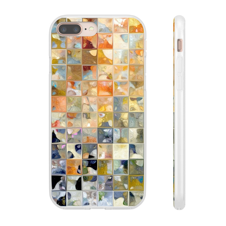 Mosaic Clay Tiles Flexi iPhone Cases