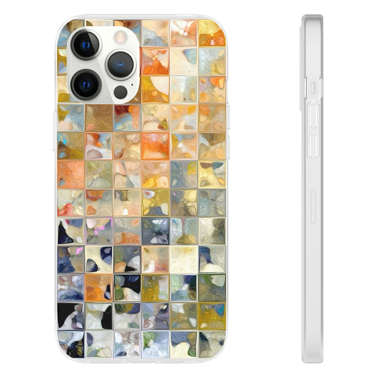 Mosaic Clay Tiles Flexi iPhone Cases