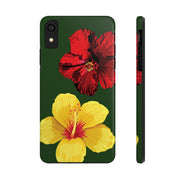 Hibiscus Flowers Tough iPhone Case