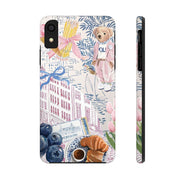 Vintage Coquette Collage Tough iPhone Case