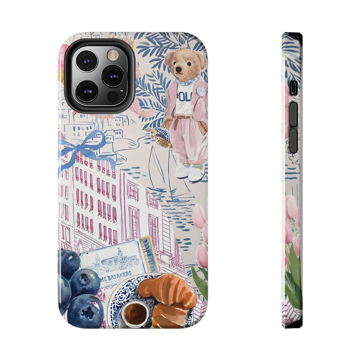 Vintage Coquette Collage Tough iPhone Case