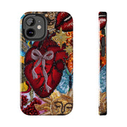 Vintage Heart Mosaic Collage iPhone Case