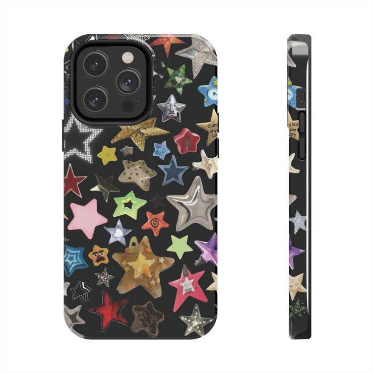 Coquette Star Girl Collage iPhone Case