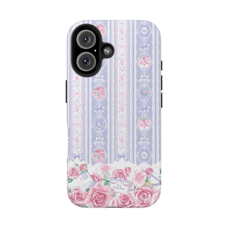 Blushing Florals Roses iPhone Case