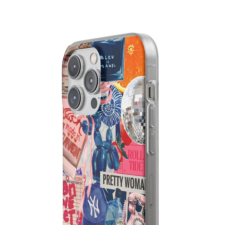 Coquette Collage Flexi iPhone Cases