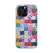 Collage Florals Stamps Flexi iPhone Cases