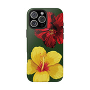 Hibiscus Flowers Tough iPhone Case