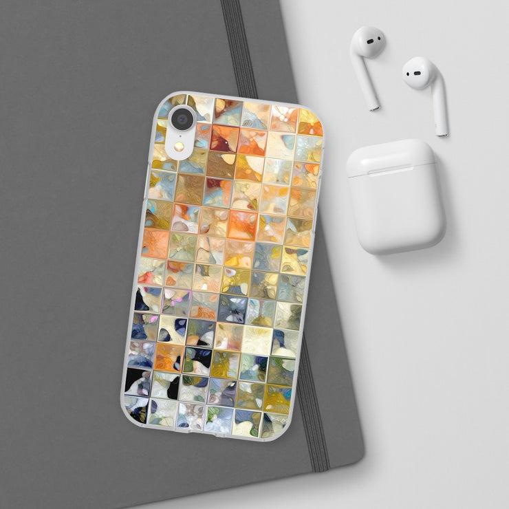 Mosaic Clay Tiles Flexi iPhone Cases