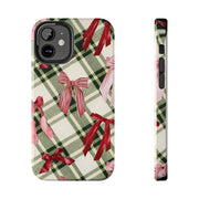 Preppy Aesthetic Valentine Ribbon iPhone Case