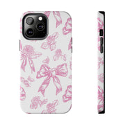 Pink Valentine Toile De Jouy Tough iPhone Case