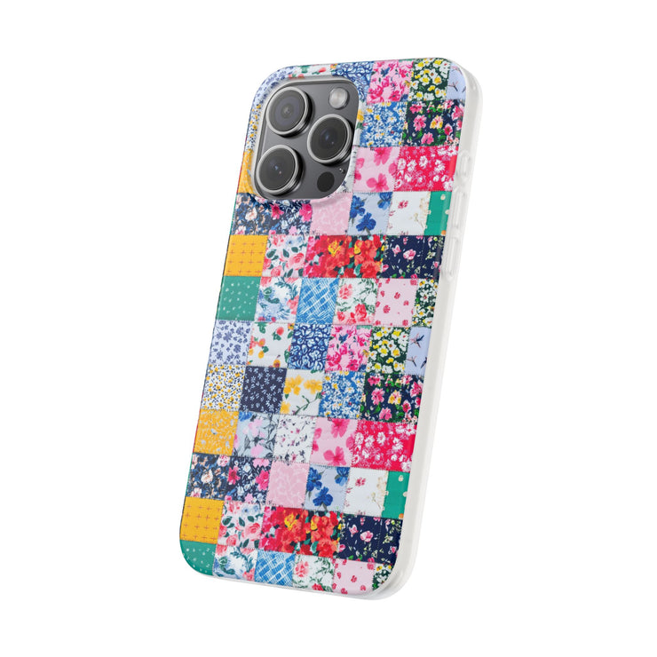 Collage Florals Stamps Flexi iPhone Cases