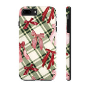 Preppy Aesthetic Valentine Ribbon iPhone Case