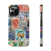 Vintage European Stamps Tough iPhone Case