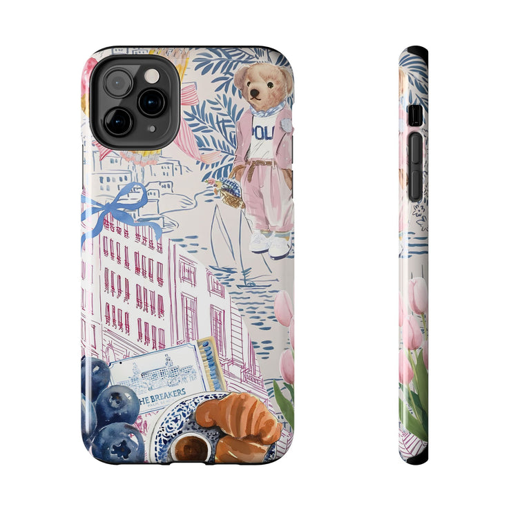 Vintage Coquette Collage Tough iPhone Case