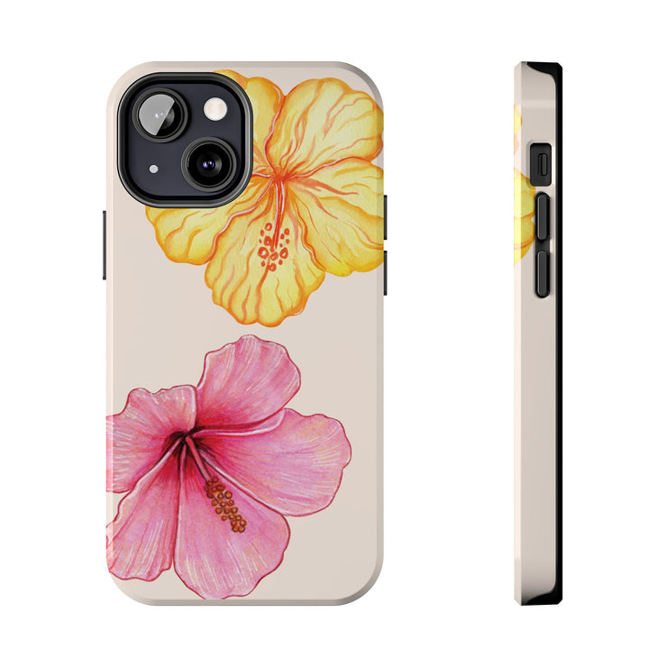 Hibiscus Flower Yellow Tough iPhone Case