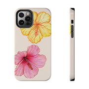 Hibiscus Flower Yellow Tough iPhone Case