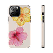 Hibiscus Flower Yellow Tough iPhone Case