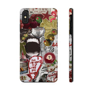 Red 7 Ball Coquette Collage Tough iPhone Case