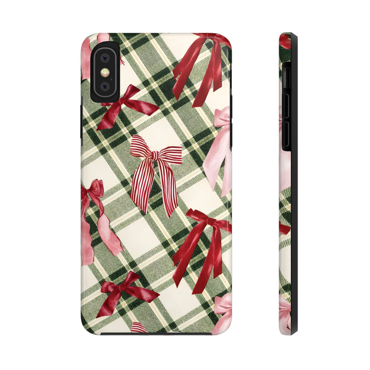 Preppy Aesthetic Valentine Ribbon iPhone Case