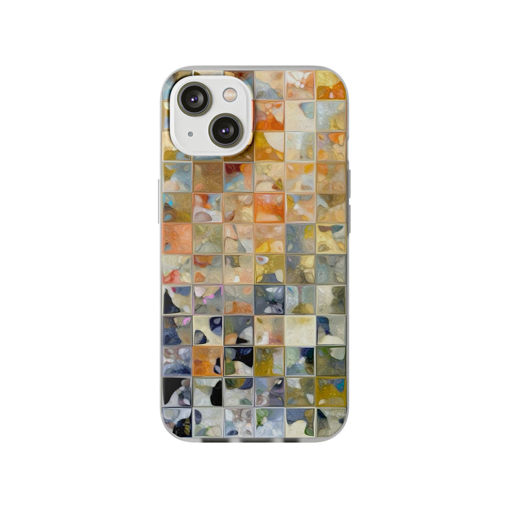 Mosaic Clay Tiles Flexi iPhone Cases