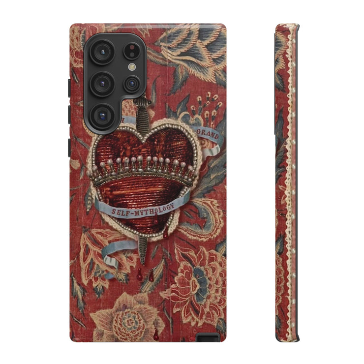 Red Sacred Heart Samsung Cases