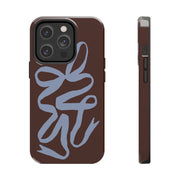 Mocha Ribbon iPhone Case