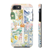 Coquette Italian Collage Tough iPhone Case