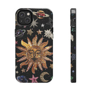 Sun Moon Star Faux Celestial Tough iPhone Case