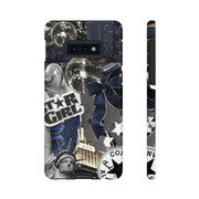 Star Girl Blue Collage Tough Samsung Cases