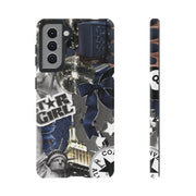 Star Girl Blue Collage Tough Samsung Cases