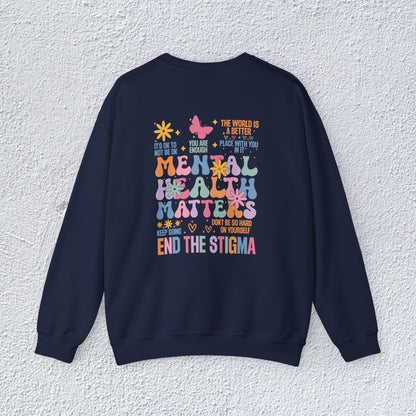 Mental Health Matters Unisex Sweatshirt, Unisex Crewneck, Cozy Gift for Awareness Events, Comfortable Relaxation Wear, Thoughtful Supportive [...]