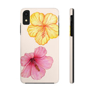 Hibiscus Flower Yellow Tough iPhone Case