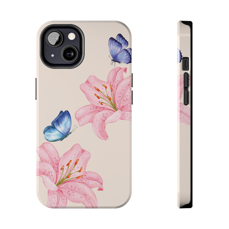 Blushing Tiger Lily Tough iPhone Case