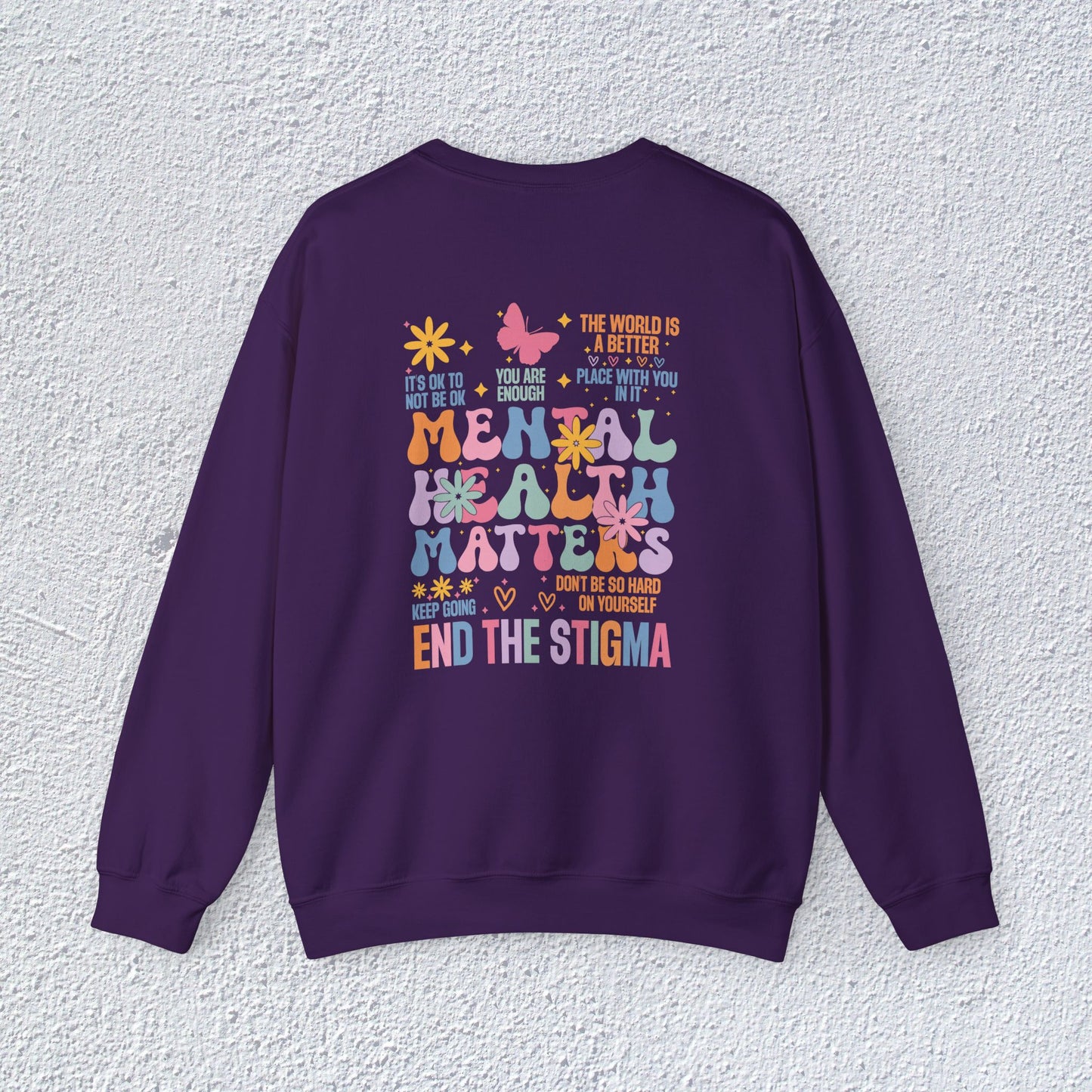 Mental Health Matters Unisex Sweatshirt, Unisex Crewneck, Cozy Gift for Awareness Events, Comfortable Relaxation Wear, Thoughtful Supportive [...]
