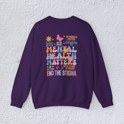 Mental Health Matters Unisex Sweatshirt, Unisex Crewneck, Cozy Gift for Awareness Events, Comfortable Relaxation Wear, Thoughtful Supportive [...]