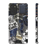 Star Girl Blue Collage Tough Samsung Cases