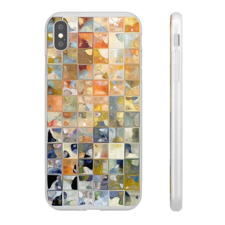 Mosaic Clay Tiles Flexi iPhone Cases