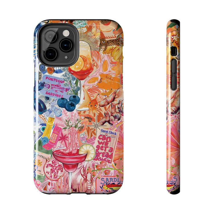 Cool Collage Tough iPhone Case