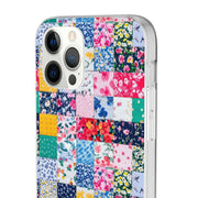 Collage Florals Stamps Flexi iPhone Cases